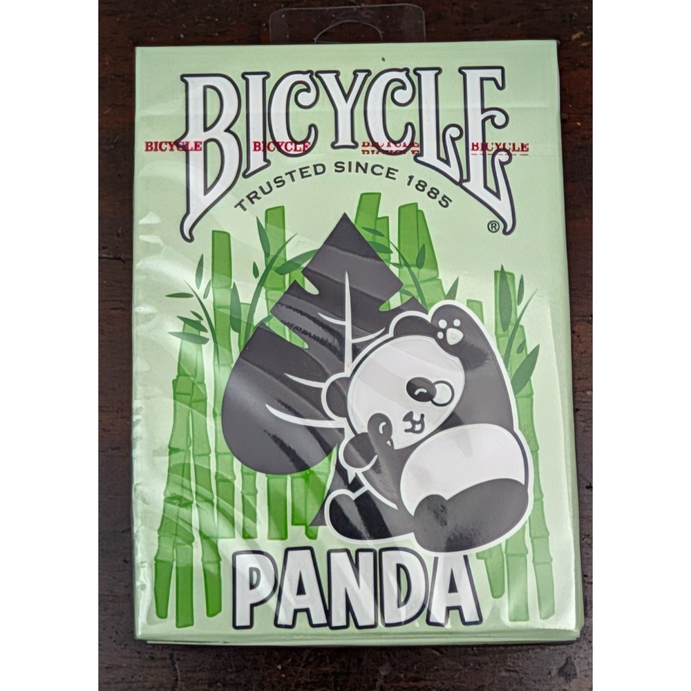 Bicycle Panda Playing Cards Green Air-Cushion Finish Made USA Sealed 2025